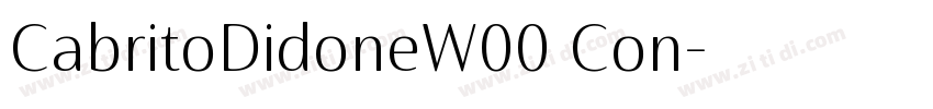 CabritoDidoneW00 Con字体转换